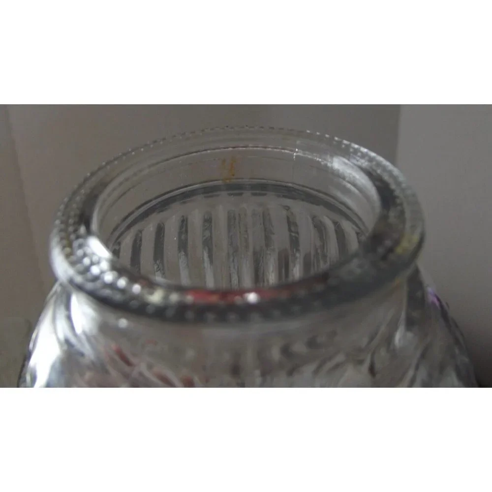1 Clear Ribbed Glass Globe Light Shade Ceiling Fan Replacement bell 6